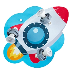Rondell RAKETE TECHNIKWELT, 3x GU10, gr�/r�d 