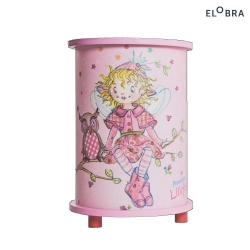 Table lamp PRINZESSIN LILLIFEE MIT EULE, E14, pink