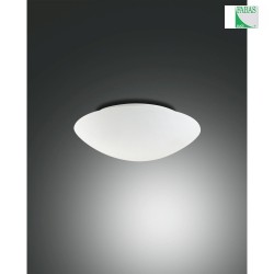 Fabas Luce PANDORA Ceiling luminaire, E27, white,  25cm