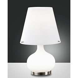 Fabas Luce ADE Bordlampe, hvid, h�jde: 33 cm