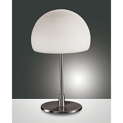 Bordlampe GAIA BIG, E14, 1x 40W, IP20, satin nikkel
