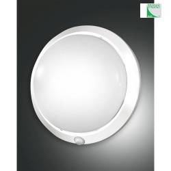 Fabas Luce ARMILLA Ceiling luminaire, IP44, E27, plastic, white