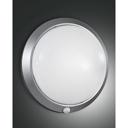 Fabas Luce ARMILLA Loftlampe, IP44, E27, plast, s�lv