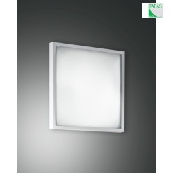 Fabas Luce OSAKA Wall luminaire, E14, glass white, metal white