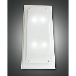 Fabas Luce MAGGIE Væglampe, E27, hvid, 50x20cm