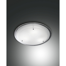 Fabas Luce HILL Ceiling luminaire, E27, white, Ø 40cm
