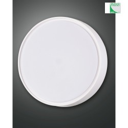 Fabas Luce HATTON LED Ceiling luminaire, IP65,  30cm, white, 3000K
