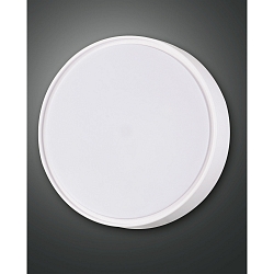 Fabas Luce HATTON LED Loftlampe, IP65, � 30cm, hvid, 3000K