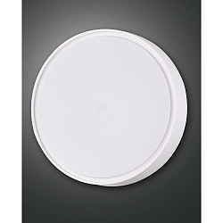 Fabas Luce HATTON LED Loftlampe, IP65, , � 30cm, hvid, 3000K