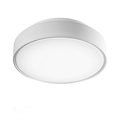 Fabas Luce HATTON Loftlampe, IP65, E27, hvid, � 25cm, med bev�gelsesdetektor