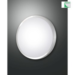 Fabas Luce KELTY Ceiling luminaire, E27, white/aluminum,  30cm