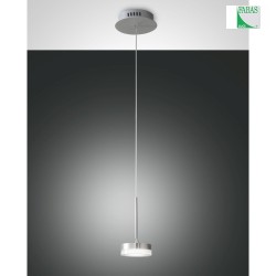 Fabas Luce DUNK LED Pendant luminaire, brushed aluminum, 1 flame