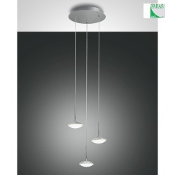 Fabas Luce HALE LED Pendel,  25cm, aluminum