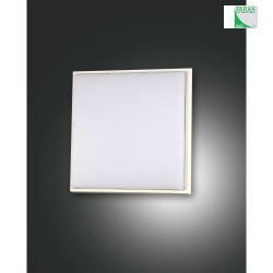 Fabas Luce DESDY LED Ceiling luminaire, IP54, aluminum, white, 18x18cm