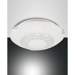 Fabas Luce MOMO LED Loftlampe, 12W, � 30cm, hvid, 3000K