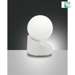 Fabas Luce GRAVITY LED Bordlampe, 5W, glas hvid
