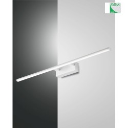 LED Wall luminaire NALA, 1x 15W, 3000K, 1350lm, IP44, white