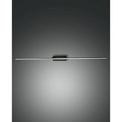 mirror luminaire NALA 1095MM down, square, switchable, arched IP44, black 