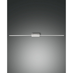 mirror luminaire NALA 1095MM down, square, switchable, arched IP44, white 