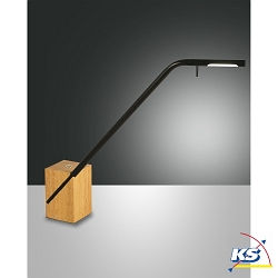 Fabas Luce VIKTOR LED Table lamp, oak / black