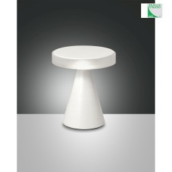 Fabas Luce NEUTRA LED Table lamp height 20cm, white