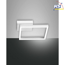 LED Wall luminaire BARD, 1x 22W, 4000K, 2040lm, IP20, white, incl. Smartluce