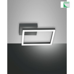 LED Ceiling luminaire BARD Wall luminaire, 22W, 4000K, 2250lm, IP20, anthracite, Smartluce compatible