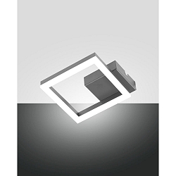 wall and ceiling luminaire BARD IP20, satined, black dimmable