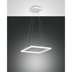 Fabas Luce BARD LED Pendel 42x42cm, hvid