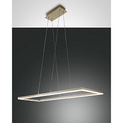 Fabas Luce BARD LED Pendel 92x32cm, guld matt