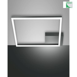 LED Ceiling luminaire BARD Wall luminaire, 39W, 4000K,  4050lm, IP20, incl. Smartluce, anthracite