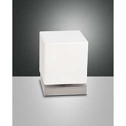 Fabas Luce BRENTA LED Bordlampe, nikkel satin