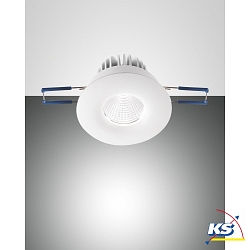 Fabas Luce SIGMA LED Recessed luminaires set Spot round, fixed, white