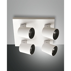Spot MODO, GU10, 4x 35W, IP20, hvid