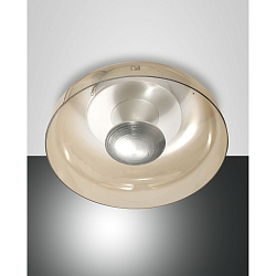 LED Ceiling luminaire VINTAGE, 1x 15W, 3000K, 1350lm, IP20, amber