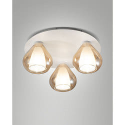 ceiling luminaire LILA 3 flames E14 IP20, dimmable