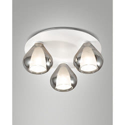 ceiling luminaire LILA 3 flames E14 IP20, dimmable