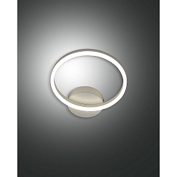 LED Wall luminaire GIOTTO, incl. Smartluce, 1x 18W, 3000K, 1620lm, IP20, white