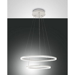 LED Pendant luminaire GIOTTO, incl. Smartluce, 1x 52W, 3000K, 4680lm, IP20, white