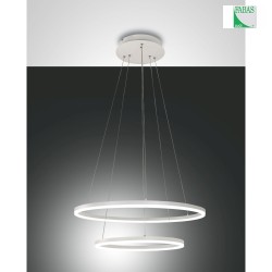 LED Pendant luminaire GIOTTO, 1x 52W, 3000K, 4680lm, IP20, white