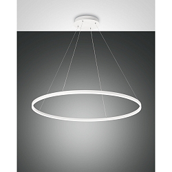 LED Pendel GIOTTO, 60W, 3000K, 6300lm, IP20, inkl. Smartluce, hvid