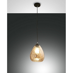 Pendel GISELLA, inkl. Smartluce, E27, 1x 60W, IP20, rav