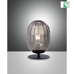 Bordlampe INFINITY, E27, 1x 40W, IP20, grå gennemsigtig