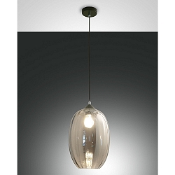 Pendel INFINITY, inkl. Smartluce, E27, 1x 60W, IP20, gr� gennemsigtig