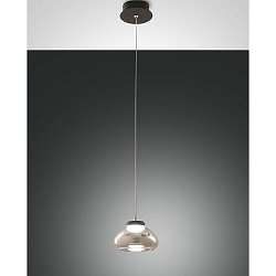 LED Pendel ARABELLA, inkl. Smartluce, 1x 8W, 3000K, 720lm, IP20, h�jde 200cm maks., hvid