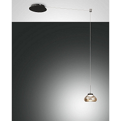 LED Pendel ARABELLA, inkl. Smartluce, 1x 8W, 3000K, 720lm, IP20, h�jde 350cm maks., rav