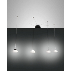 LED Pendel ARABELLA 2, 4x 8W, 3000K, 2880lm, IP20, hvid