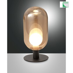 LED Table lamp GUBBIO, G9, 1x 3W, 3000K, 220lm, IP20, amber