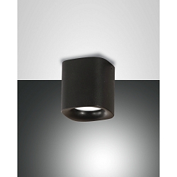 Spot SMOOTH, GU10, 1x 10W, IP44, sort