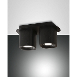 Spot SMOOTH, GU10, 2x 10W, IP20, sort